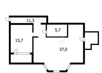 Продается 1-комнатная квартира, 69.7 м2, Новосибирск, Ипподромская улица, 19, Центральный район