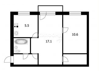 Продаю 2-ком. квартиру, 42 м2, Бердск, улица Свердлова, 2