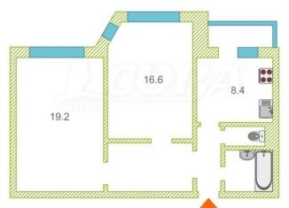 Продаю двухкомнатную квартиру, 60 м2, Тюменская область, Широтная улица, 96/1