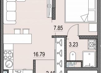 Продажа 1-комнатной квартиры, 30.3 м2, Новгородская область, деревня Невская, 11