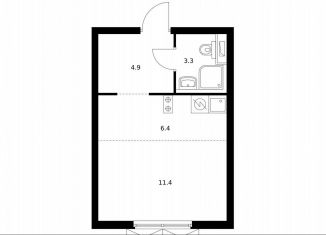 Продается квартира студия, 26 м2, Москва, метро Тушинская, жилой комплекс Холланд Парк, к8