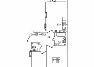 Продажа 2-комнатной квартиры, 55.3 м2, Волгоградская область