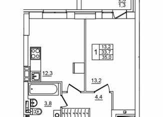 1-ком. квартира на продажу, 35 м2, Волгоград, Красноармейский район