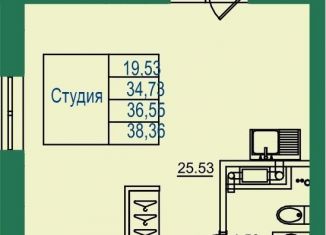 Продается квартира студия, 36.6 м2, Владимирская область