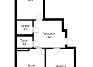 Продается 2-комнатная квартира, 81 м2, Краснодар, улица Володи Головатого, 174, улица Володи Головатого