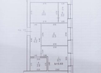 Продажа 2-комнатной квартиры, 43 м2, Казань, улица Мира, 64к1, ЖК Беседа