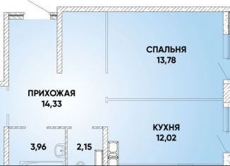 Продается двухкомнатная квартира, 67.8 м2, Краснодар, микрорайон Губернский