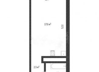 Продаю квартиру студию, 21.4 м2, Тюмень, улица Василия Подшибякина, 21, ЖК Гармония