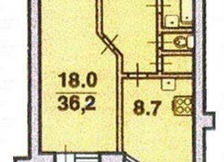 Продаю однокомнатную квартиру, 36.2 м2, Санкт-Петербург, Канонерский остров, 10, муниципальный округ Морские Ворота