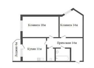 Сдам двухкомнатную квартиру, 62 м2, Ярославль, Заволжский район, улица Саукова