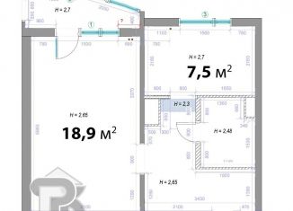 Однокомнатная квартира на продажу, 37.5 м2, Москва, Покровская улица, 21, ЖК Некрасовка-Парк