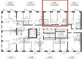 Продам 3-комнатную квартиру, 60.2 м2, Москва, Причальный проезд, 10Б, ЖК Левел Причальный