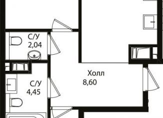 Продам 2-ком. квартиру, 60.2 м2, Санкт-Петербург, метро Пролетарская, проспект Обуховской Обороны