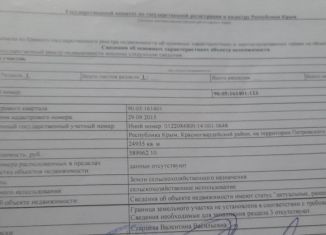 Продается земельный участок, 2.4 сот., посёлок городского типа Красногвардейское