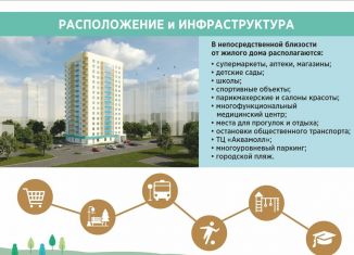 Продается однокомнатная квартира, 43.9 м2, Ульяновск, Транспортная улица, 18, Железнодорожный район