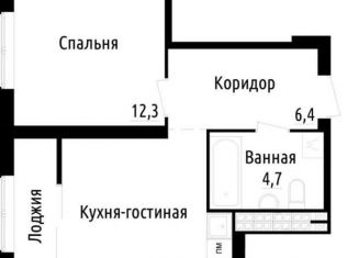 Продаю однокомнатную квартиру, 40.7 м2, Екатеринбург, Библиотечная улица, 33, ЖК Базилик