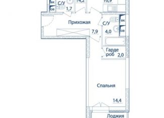 Продаю двухкомнатную квартиру, 67 м2, Москва, Хорошёвское шоссе, 25Ак2, метро Беговая