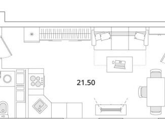 Продам квартиру студию, 29.8 м2, Санкт-Петербург, Планерная улица, 99, Приморский район