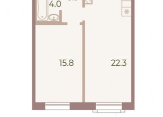 Продажа 1-комнатной квартиры, 46 м2, Санкт-Петербург, метро Крестовский остров