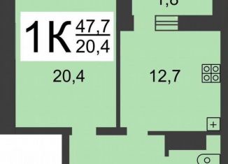 Сдаю в аренду 1-комнатную квартиру, 46 м2, Нижний Новгород, Волжская набережная, 25, ЖК Седьмое Небо