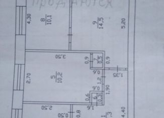 Трехкомнатная квартира на продажу, 52 м2, Жирновск, улица Строителей, 8