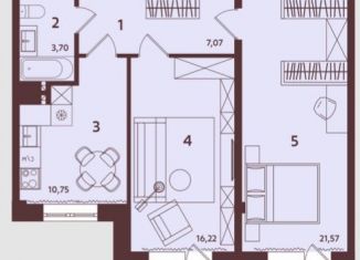 Продаю 2-комнатную квартиру, 62 м2, Хакасия, улица Кирова, 212к2