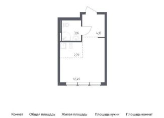 Продажа квартиры студии, 22.5 м2, село Остафьево, жилой комплекс Остафьево, к23