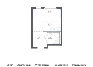 Квартира на продажу студия, 22.8 м2, Тюменская область, жилой комплекс Чаркова 72, 1.3