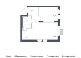 Продам двухкомнатную квартиру, 40.5 м2, деревня Путилково