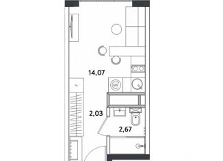 Продам квартиру студию, 20 м2, Москва, район Соколиная Гора, Окружной проезд, 10Г