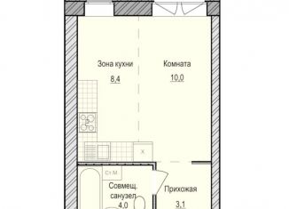 Продам квартиру студию, 25.5 м2, село Первомайский