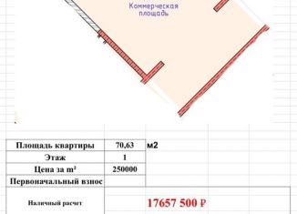 Продам торговую площадь, 60 м2, Грозный, проспект В.В. Путина, 1А