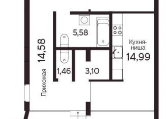 Продам трехкомнатную квартиру, 94.7 м2, Томская область, Комсомольский проспект, 48