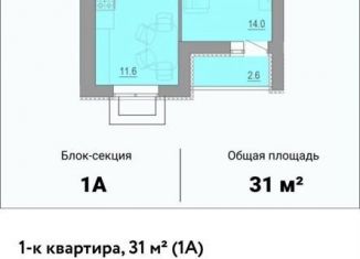 Продажа однокомнатной квартиры, 31 м2, Саратовская область, Казарменный переулок