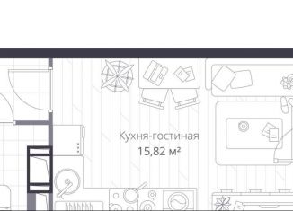 Квартира на продажу студия, 24.6 м2, Сертолово