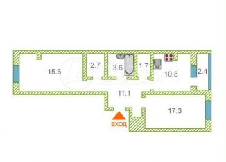 Продаю 2-ком. квартиру, 63 м2, Тюмень, улица Ветеранов Труда, 9Ак3, ЖК На Ватутина