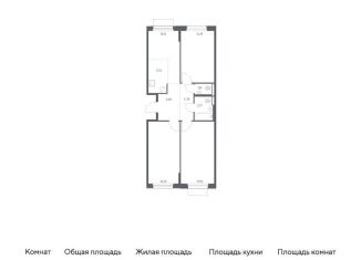 Продам трехкомнатную квартиру, 81 м2, поселение Кокошкино, жилой комплекс Новое Внуково, к32