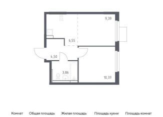 Продается 1-комнатная квартира, 34.7 м2, Мытищи, жилой комплекс Мытищи Парк, к5