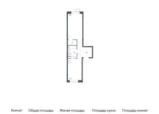 Продается 1-ком. квартира, 40.3 м2, Москва, жилой комплекс Цветочные Поляны Экопарк, к2