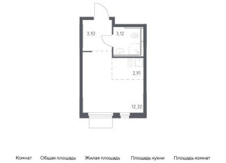 Продаю квартиру студию, 22.3 м2, Московская область, жилой комплекс Мытищи Парк, к5