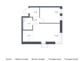 Продаю однокомнатную квартиру, 40.9 м2, посёлок Жилино-1, жилой комплекс Егорово Парк, к3.2, ЖК Егорово Парк