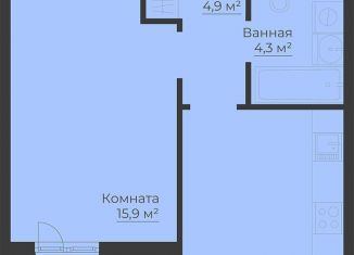 Продажа 1-ком. квартиры, 41.3 м2, Ярославская область