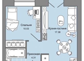 Продам 2-комнатную квартиру, 37 м2, Ульяновская область