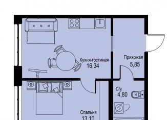 Продаю 1-комнатную квартиру, 40.1 м2, Кудрово, проспект Строителей, 3, ЖК Айди Кудрово