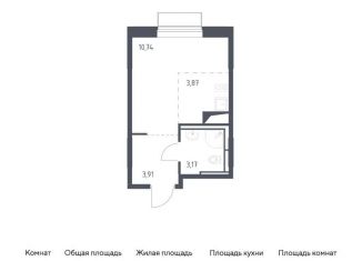 Продается квартира студия, 21.7 м2, поселение Кокошкино