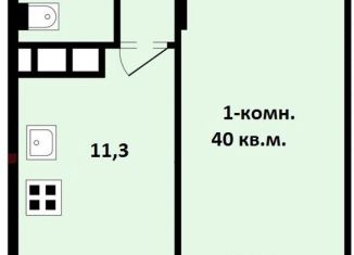 Продаю 1-комнатную квартиру, 40 м2, Владимир, Северная улица, 2Б, ЖК Поколение