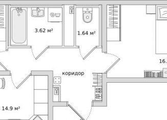 Продаю двухкомнатную квартиру, 58 м2, Санкт-Петербург, ЖК Аквилон Скай