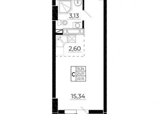 Продам квартиру студию, 22.2 м2, Ростов-на-Дону, Горсоветская улица, 49/2, ЖК Свобода