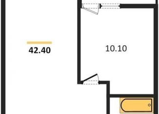 Продажа 1-комнатной квартиры, 44.3 м2, Новосибирск, Красный проспект, 220стр, ЖК Нобель