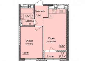 Продаю однокомнатную квартиру, 34.9 м2, Ижевск, ЖК Покровский